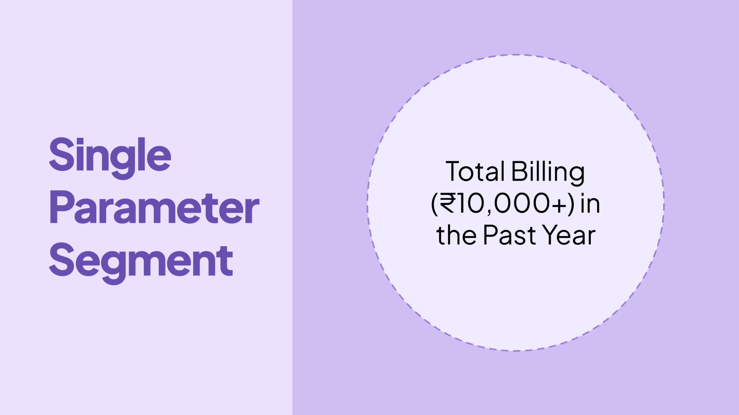 Single Parameter Segment: Total Billing